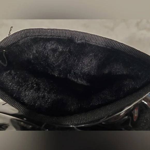 NWT Juicy Couture Klash Winter Boots Faux Fur Lined Sz 8 Black - Picture 7 of 9